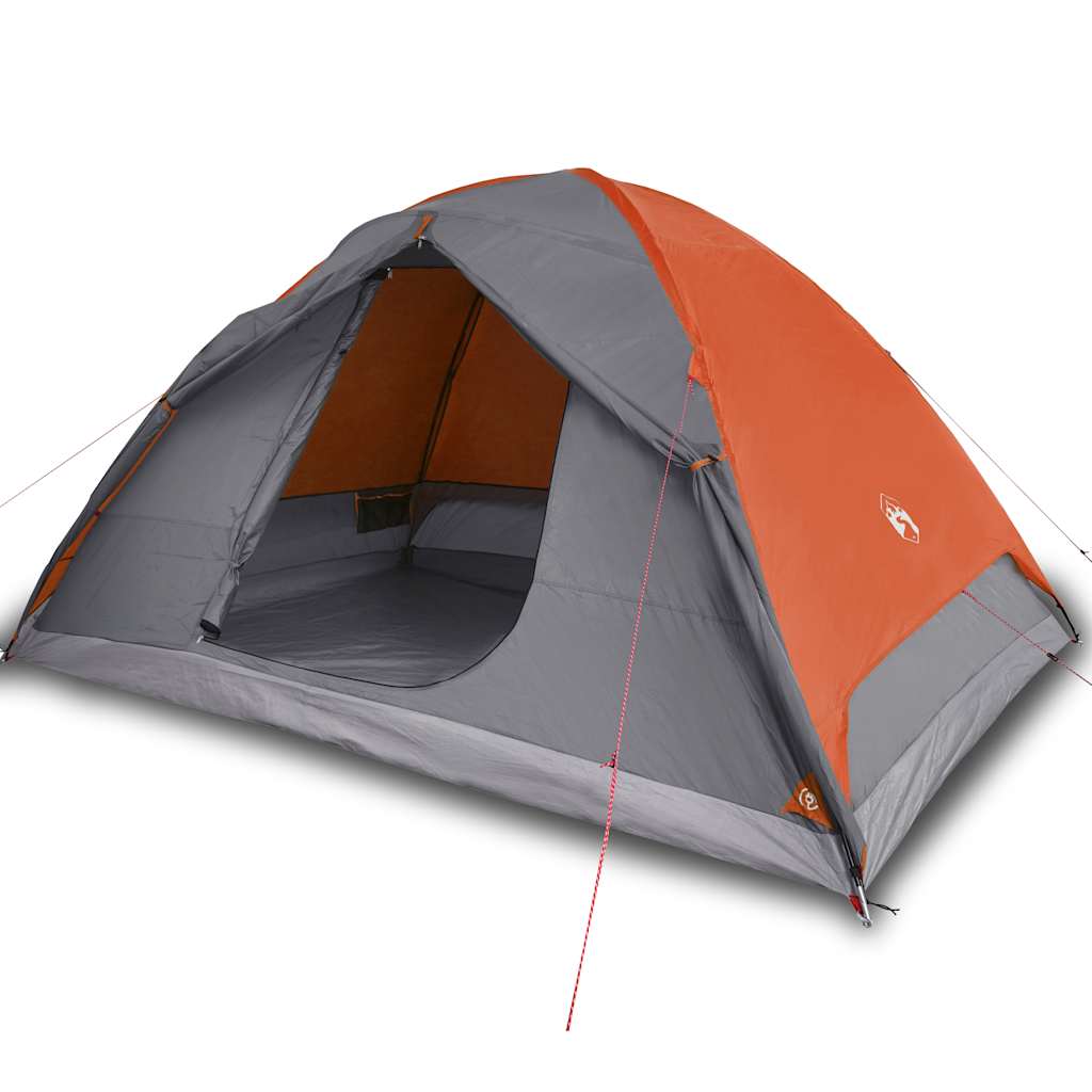 VidaXL Kuppelzelt 6-Personen wasserdicht orange