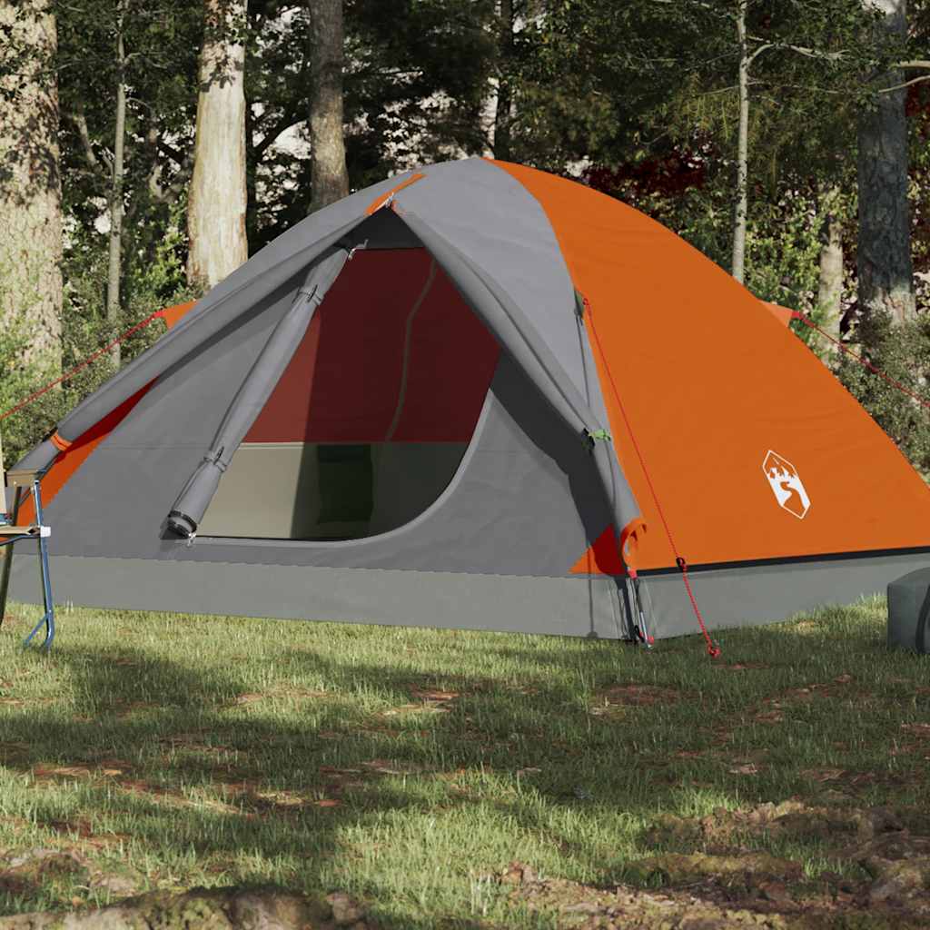 VidaXL Kuppelzelt 6-Personen wasserdicht orange