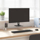 Vidaxl Monitor Standard 100x20x8 cm gehärtetes Glas und Metall weiß