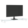 Vidaxl Monitor Standard 100x35x8 cm terminiertes Glas und Metall weiß