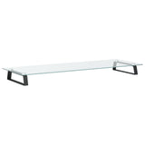 Vidaxl Monitor Standard 100x35x8 cm terminiertes Glas und Metallschwarz - afbeelding 2