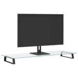Vidaxl Monitor Standard 100x35x8 cm terminiertes Glas und Metallschwarz - afbeelding 3