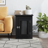 Vidaxl Hondenbench 45x62x59 cm verarbeitetes Holzschwarz - afbeelding 3