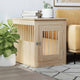 Vidaxxl Hundebox 55x75x65 cm, Holzwerkstoff Sonoma-Eiche farbig