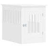 Vidaxl Hondenbench 55x80x68 cm verarbeitetes Holz weiß