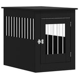 VIDAXL HONDENBENCH 55 x 80 x 68 cm verarbeitetes Holz schwarz - afbeelding 2