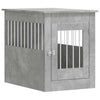 Vidaxl Hundebox 55 x 80 x 68 cm Holzwerkstoff Betongrau
