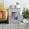 Vidaxl Hundebox 55 x 80 x 68 cm Holzwerkstoff Betongrau