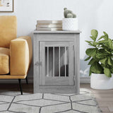 VIDAXL HONDENBENCH 55 x 80 x 68 cm verarbeitetes Holzgrau Sonoma - afbeelding 3
