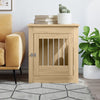 Vidaxxl Hundebox 64,5 x 80 x 71 cm, Holzwerkstoff Sonoma-Eiche farbig