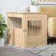 Vidaxxl Hundebox 64,5 x 80 x 71 cm, Holzwerkstoff Sonoma-Eiche farbig