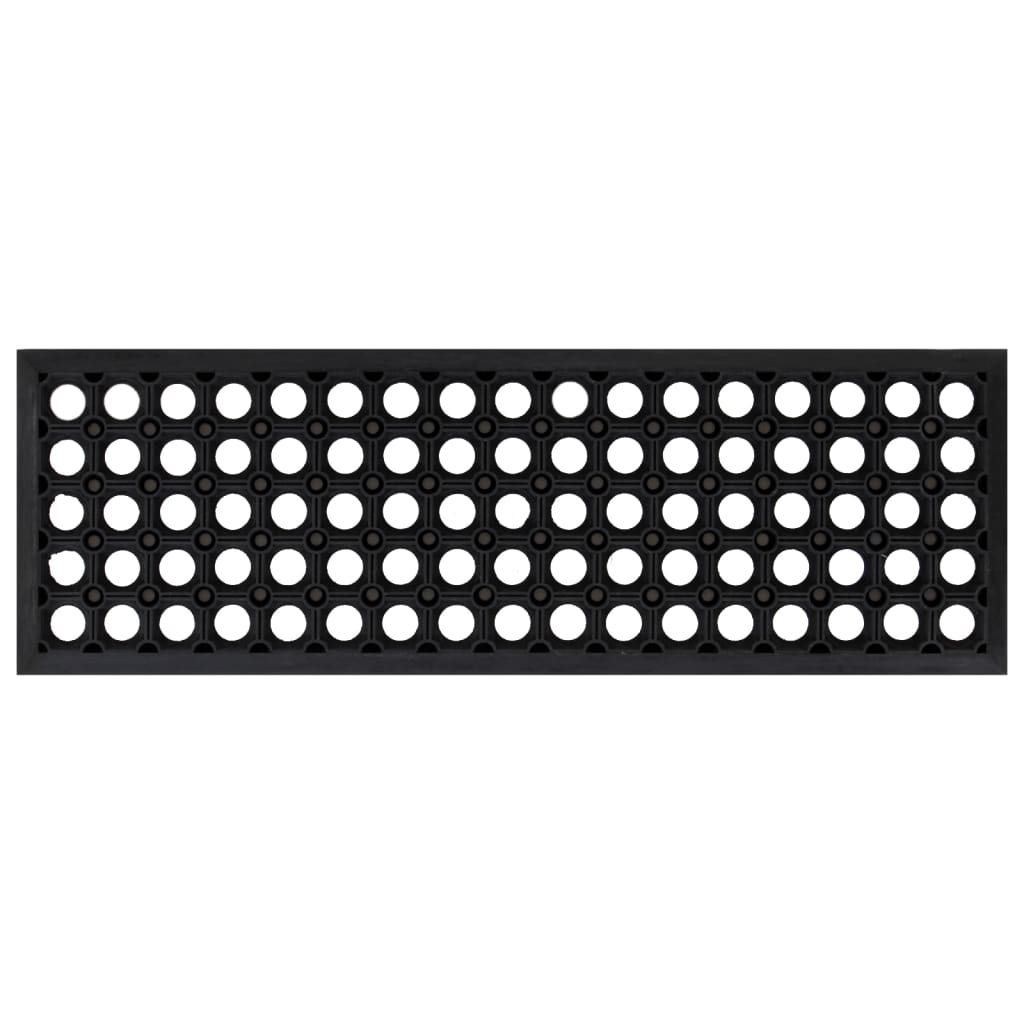 Vidaxl -Treppenmatten 5 ST 25x75 cm Gummi