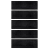 Vidaxl -Treppenmatten 5 ST 25x75 cm Gummi - afbeelding 3