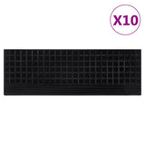 Vidaxl -Treppenmatten 10 ST 25x75 cm Gummi - afbeelding 1