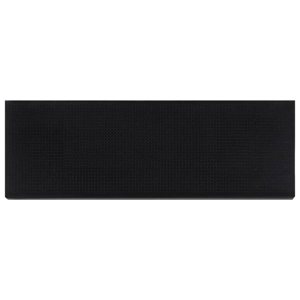 Vidaxl -Treppenmatten 5 ST 25x75 cm Gummi