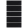 Vidaxl -Treppenmatten 5 ST 25x75 cm Gummi