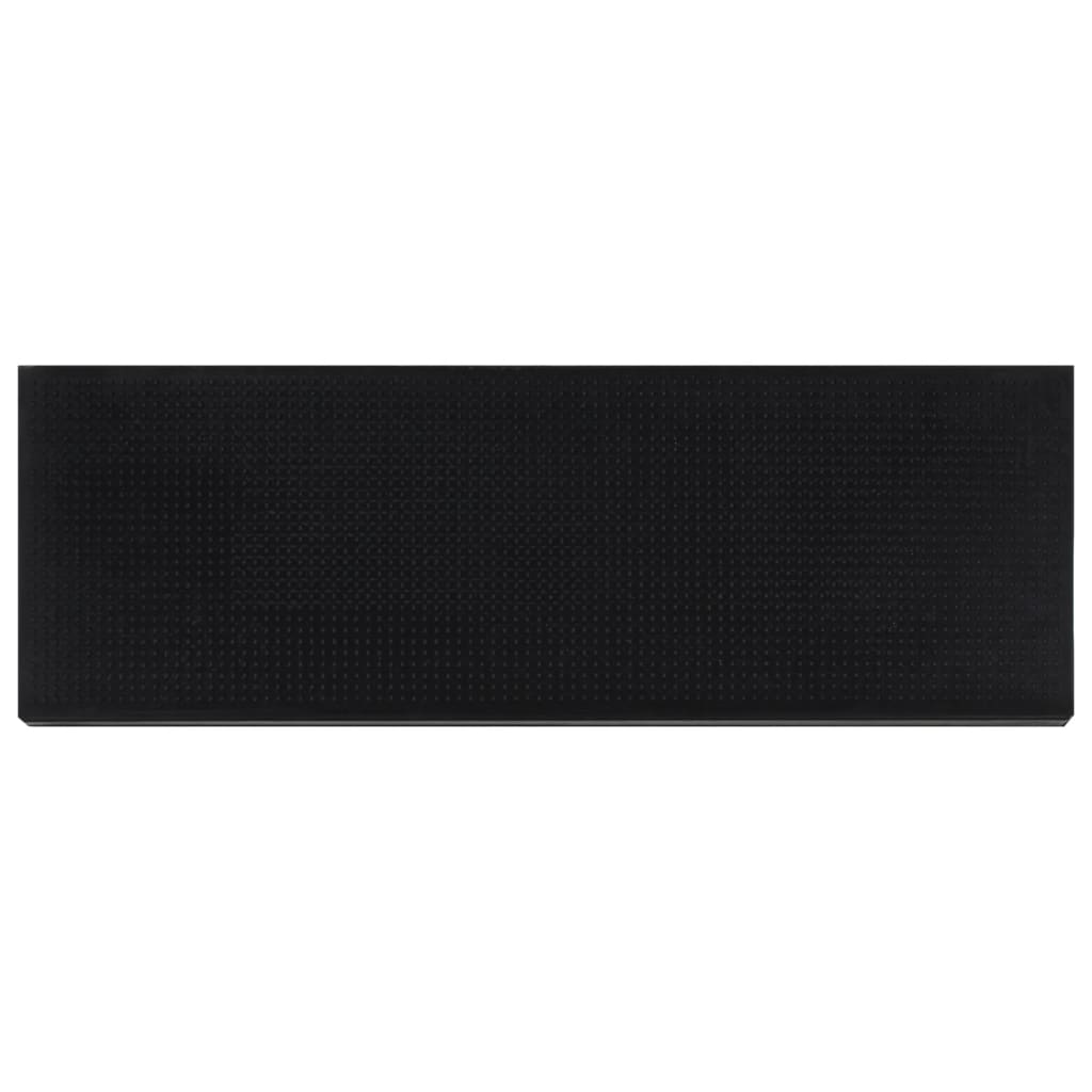 Vidaxl -Treppenmatten 10 ST 25x75 cm Gummi