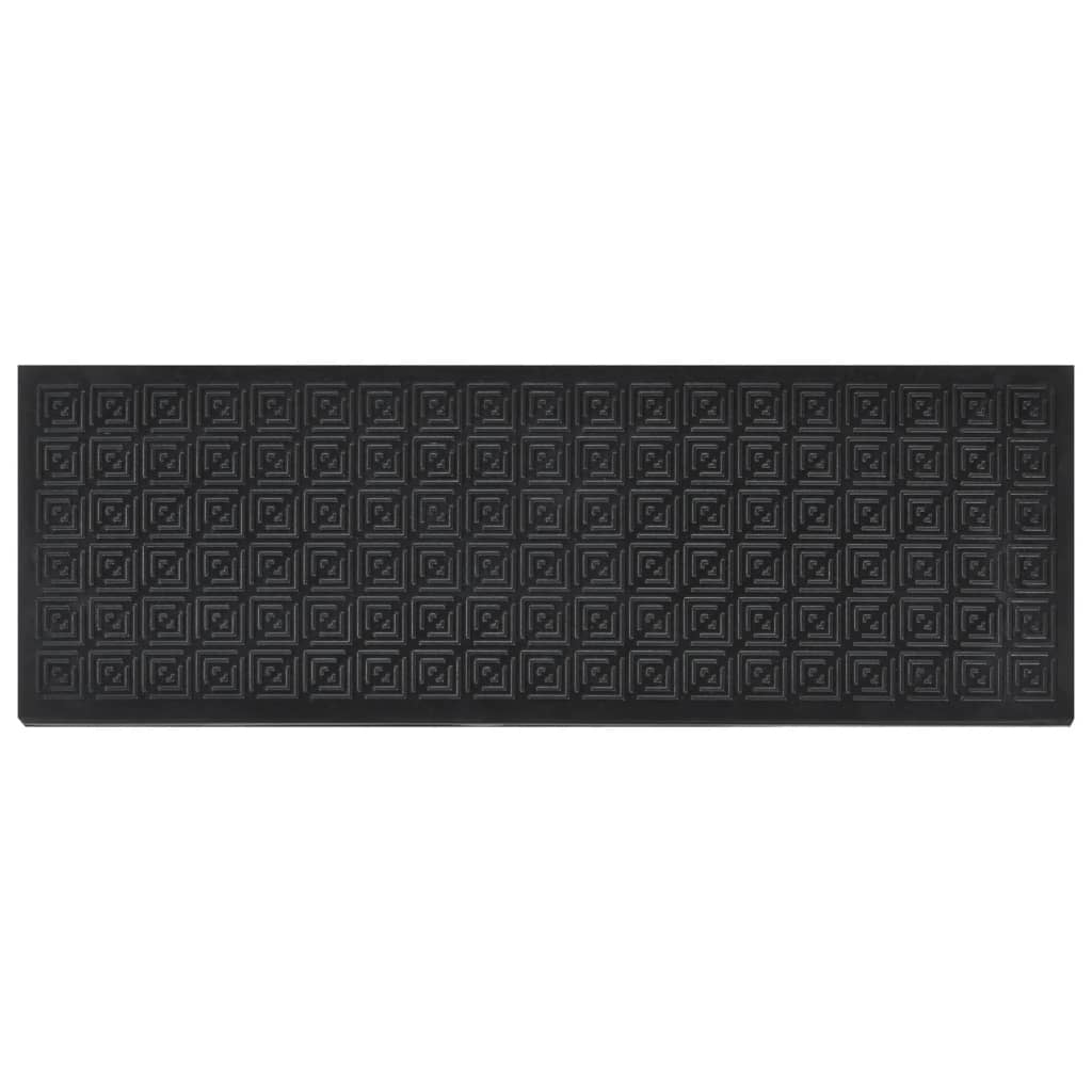 Vidaxl -Treppenmatten 10 ST 25x75 cm Gummi