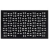VIDAXL PORTORT Rechteckige 45x75 cm Gummi