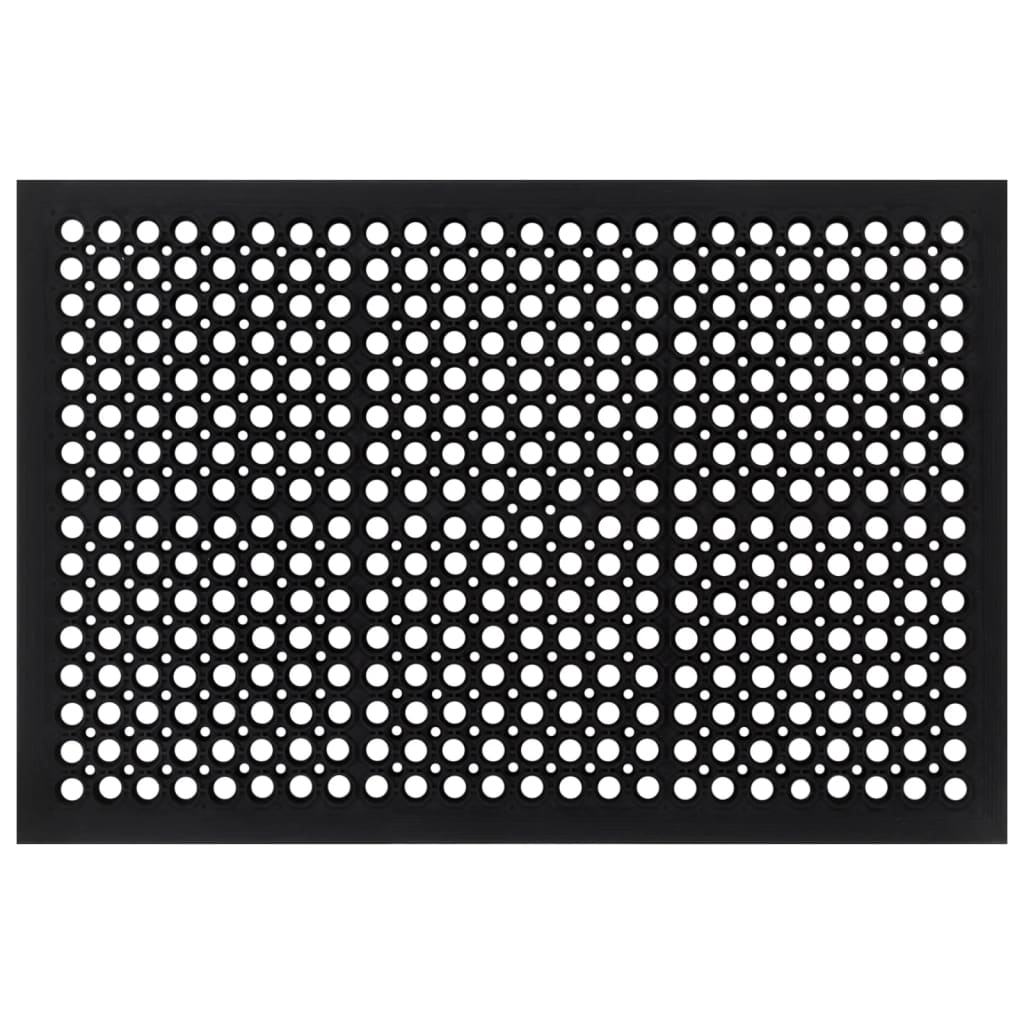 VIDAXL PORTORT Rechteckige 60x90 cm Gummi