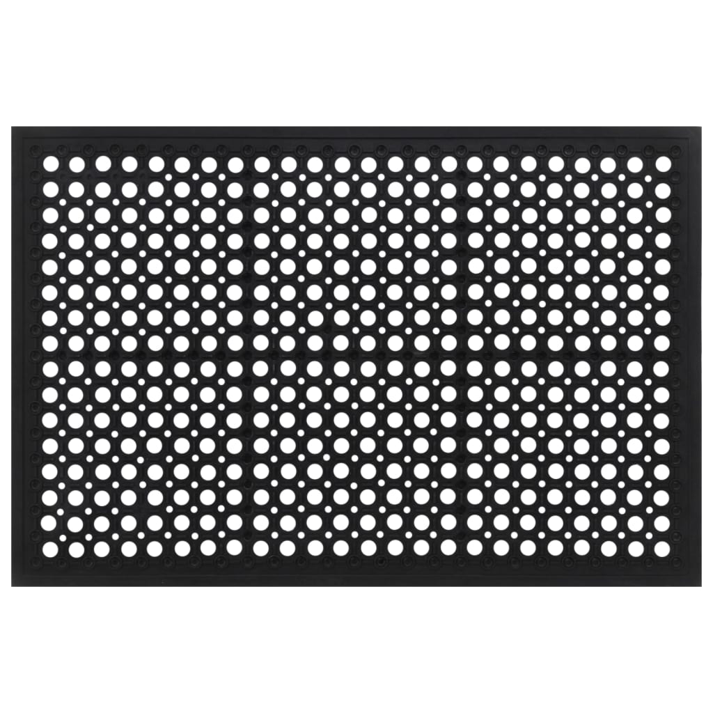 VIDAXL PORTORT Rechteckige 60x90 cm Gummi