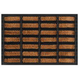 VIDAXL -Türmat rechteckig 40 x 60 cm Gummi und Kokosfaser - afbeelding 1