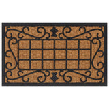 VIDAXL -Türmat rechteckig 45 x 75 cm Gummi und Kokosfaser - afbeelding 1