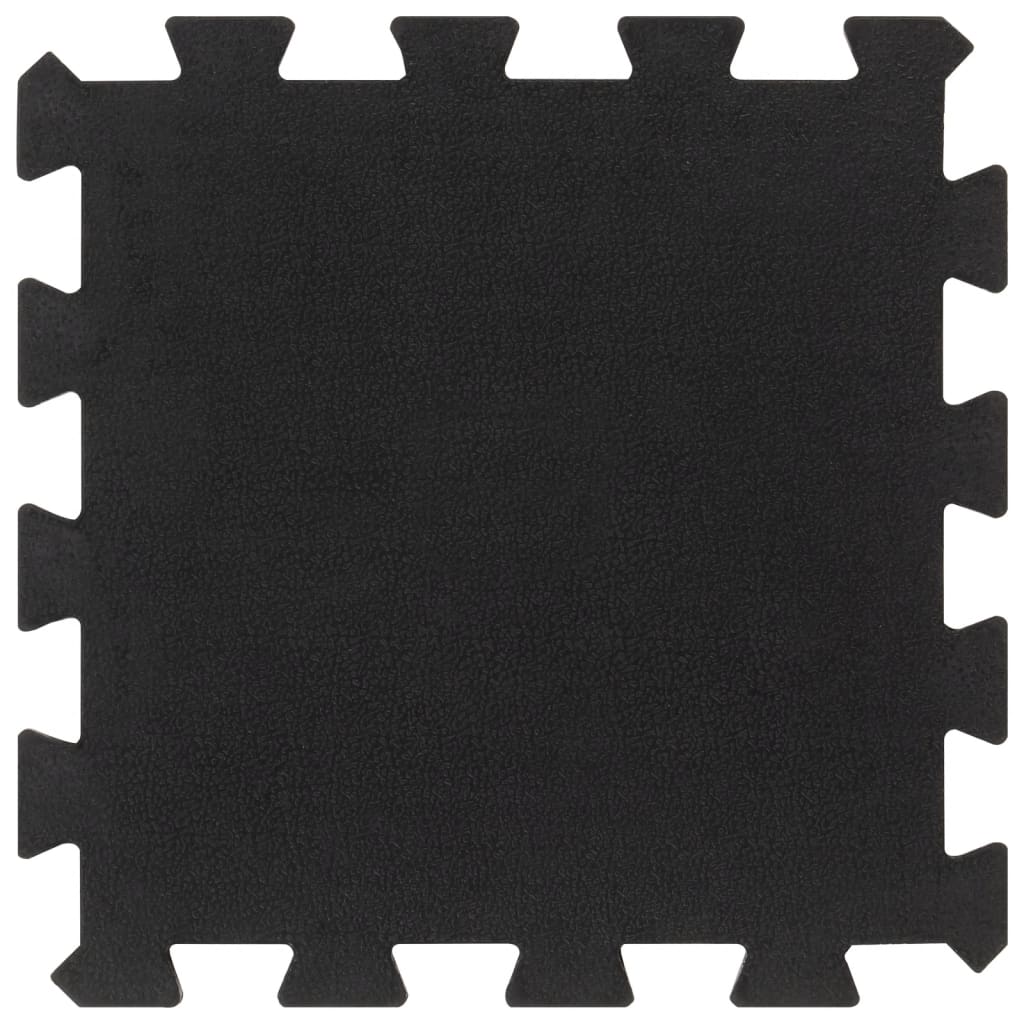 Vidaxl Gummifliesen 4 Stcs 16 mm 30 x 30 cm schwarz