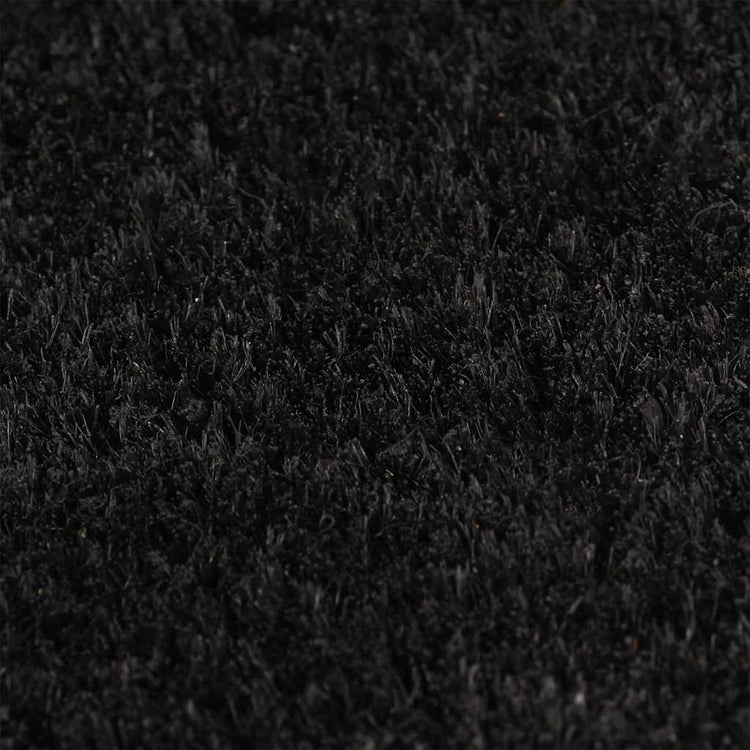 VIDAXL POORMAT 40x60 cm Tufted Kokosfaser Schwarz