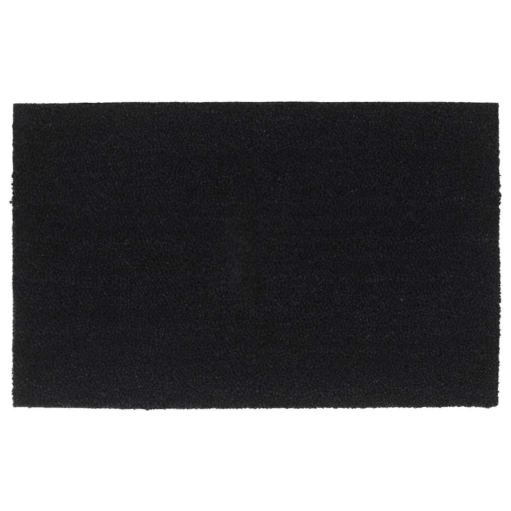 VIDAXL POORMAT 50 x 80 cm Tufted Kokosfaser Schwarz
