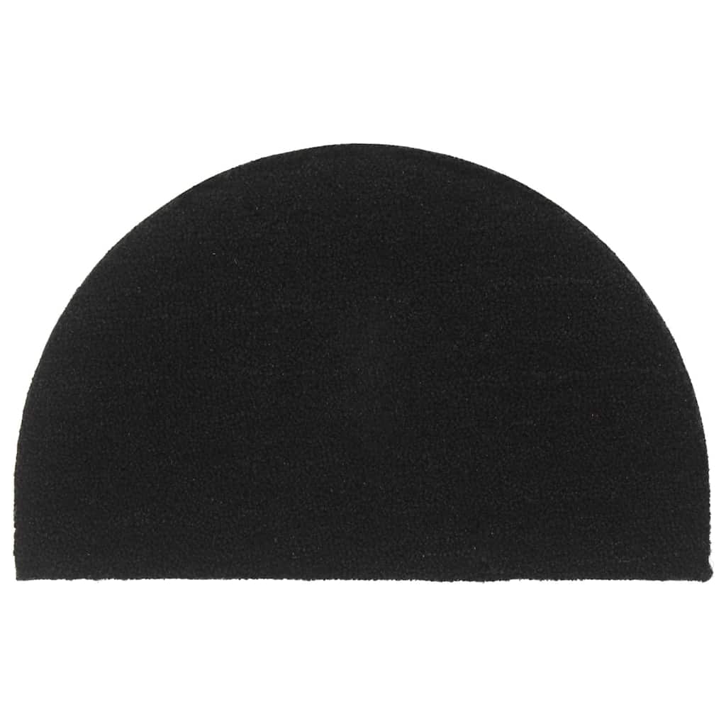 VIDAXL POORMAT SCHUM -RUNK -50 x 80 cm Tufted Kokosfaser Schwarz