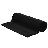 VIDAXL POORMAT 100x300 cm Tufted Kokosfaser Schwarz - afbeelding 1