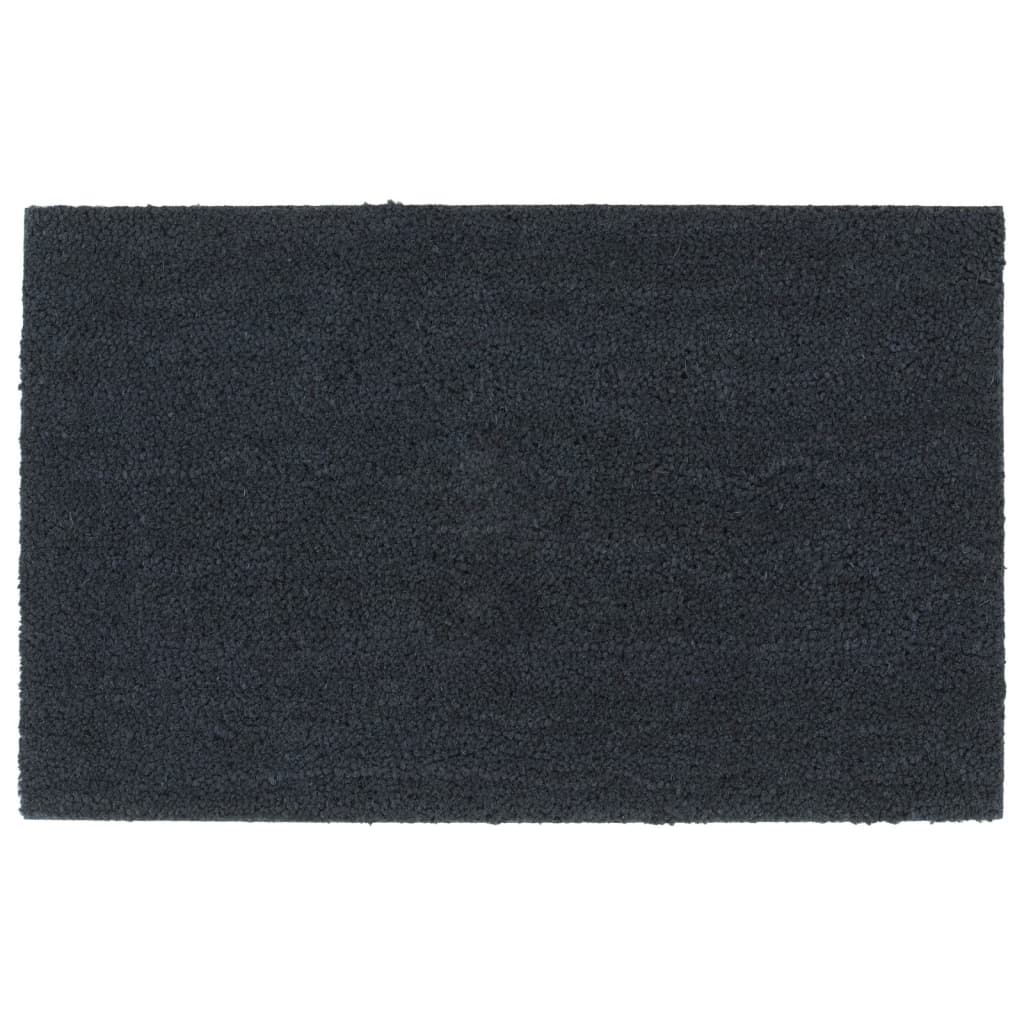 Vidaxx Fußmatte 50x80 cm getuftete Kokosfaser dunkelgrau