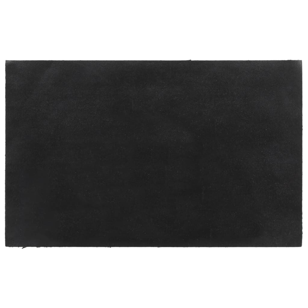 Vidaxx Fußmatte 50x80 cm getuftete Kokosfaser dunkelgrau