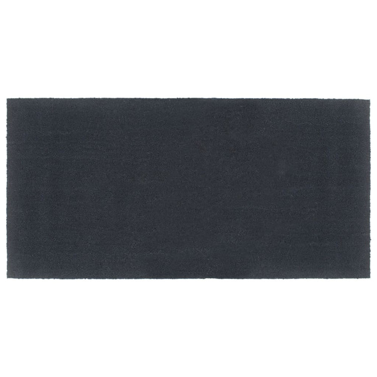 VIDAXL POORMAT 100x200 cm Tufted Kokosfaser dunkelgrau