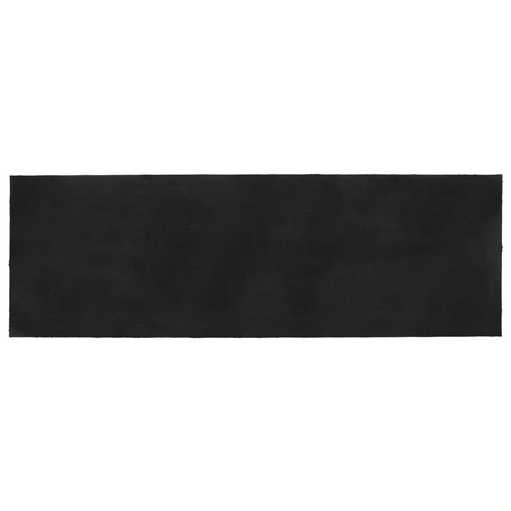 Vidaxl Portal 100x300 cm Tufted Kokosfaser dunkelgrau