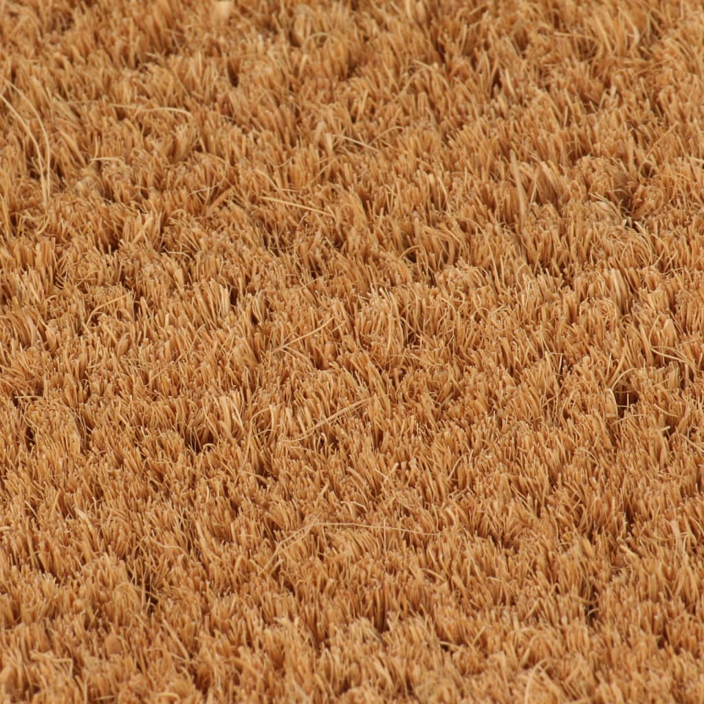 VIDAXL -Türmat halb -50 x 80 cm Tufted Kokosfaser Natural