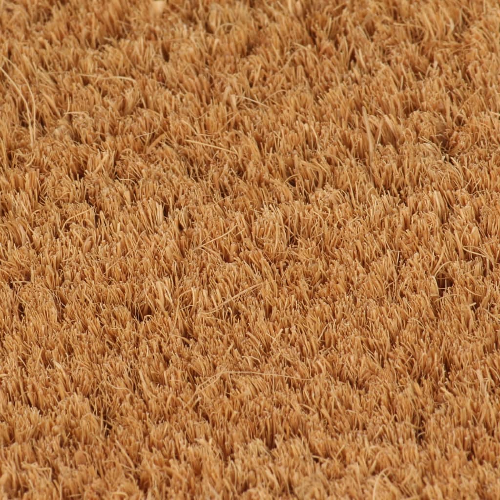 Vidaxl Türmat halb -60 x 90 cm Tufted Kokosfaser Natural