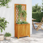 VIDAXL -Pflanzer mit Slat 55x29.5x132 cm Festes Akazienholz - afbeelding 3