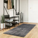 Vidaxl Teppich Huarte Low -Molzen weiche Waschable 80x200 cm Anthrazit