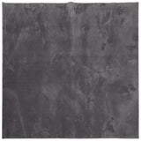 Vidaxl Teppich Huarte niedrig -pile weichwaschbar 120x120 cm Anthrazit - afbeelding 2
