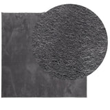 Vidaxl Teppich Huarte niedrig -pile weichwaschbar 120x120 cm Anthrazit - afbeelding 3