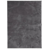 Vidaxl Teppich Huarte niedrig -pile weichwaschbar 120x170 cm Anthrazit - afbeelding 2