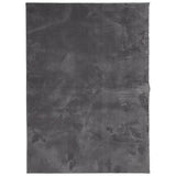 Vidaxl Teppich Huarte niedrig -pile weichwaschbar 140x200 cm Anthrazit - afbeelding 2