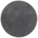 Vidaxl Teppich Huarte Low -Molon Weichwaschbar Ø 120 cm Anthrazit - afbeelding 2