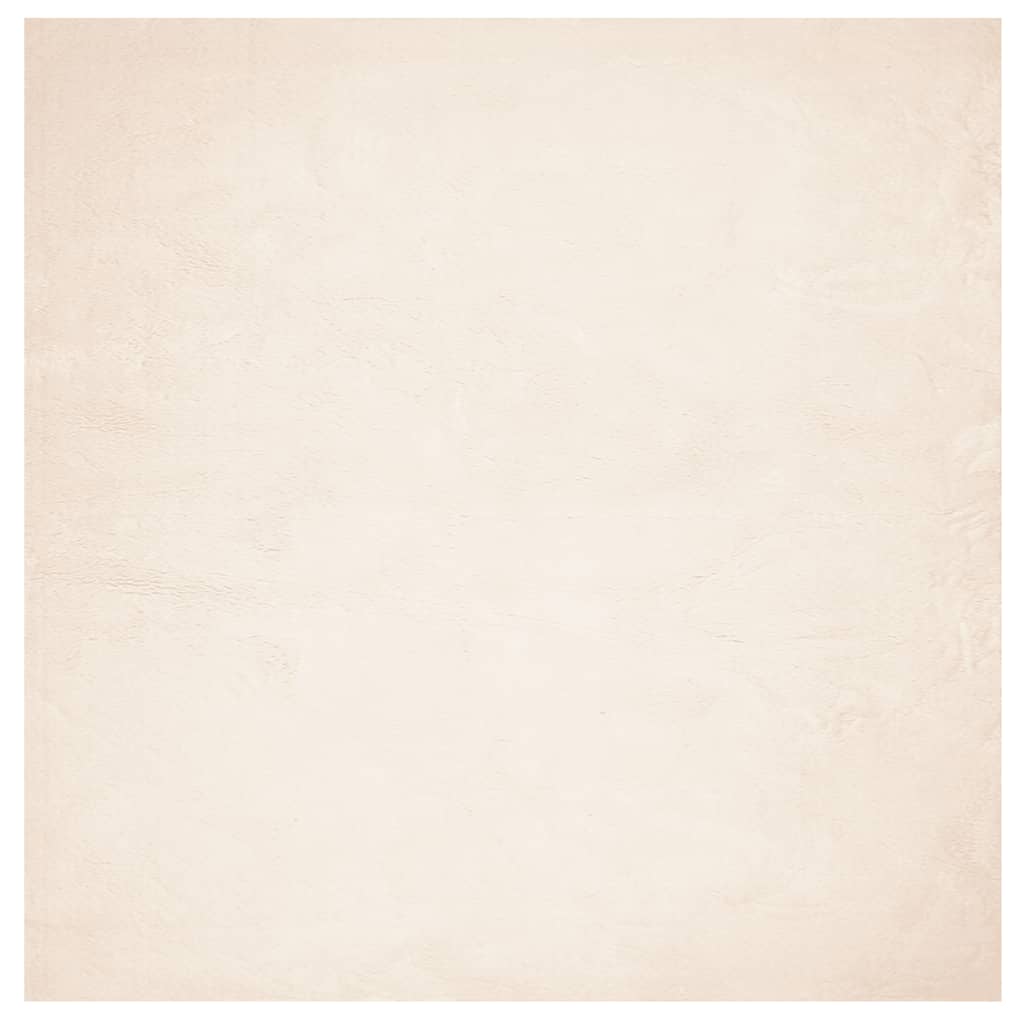 Vidaxl Teppich Huarte Low -Pile Weichwaschbar 120x120 cm Beige