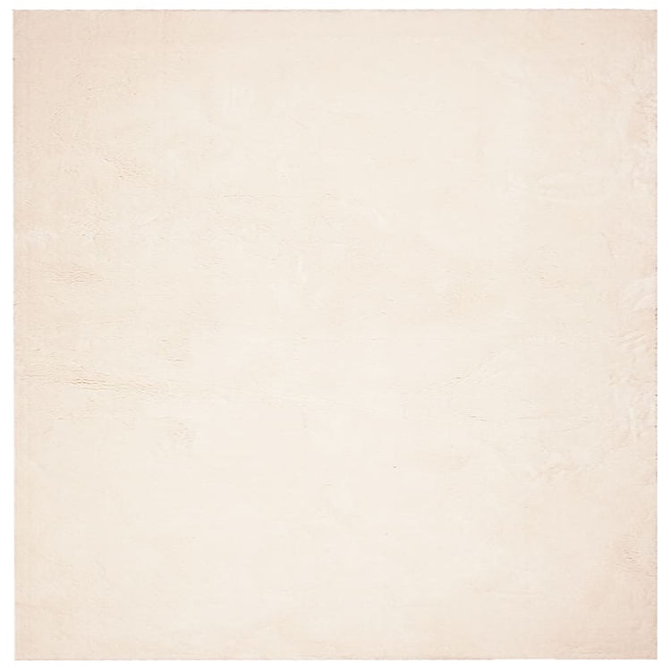 Vidaxl Teppich Huarte Low -Molzen Weichwaschbar 160x160 cm Beige