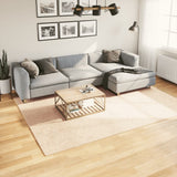 Vidaxl Teppich Huarte niedrig -molende Weichwaschbar 200x280 cm Beige - afbeelding 1