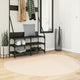 Vidaxl Teppich Huarte Low -Molon Weichwaschbar Ø 160 cm Beige