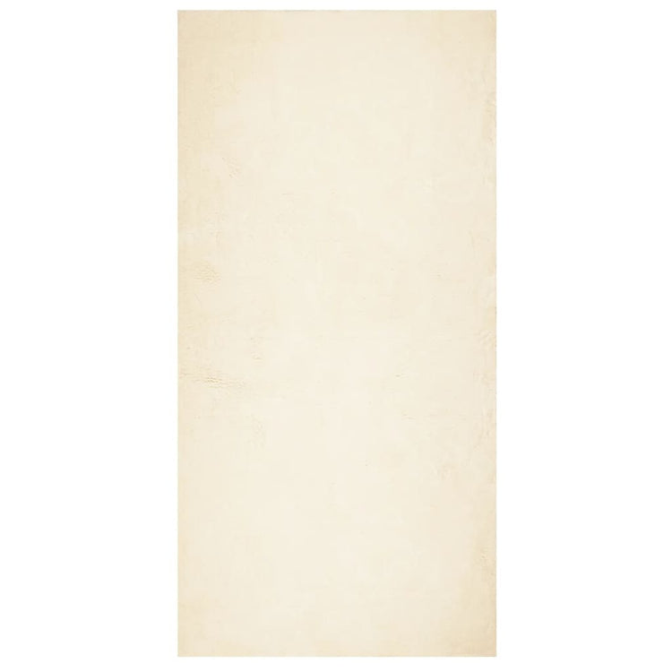 Vidaxl Teppich Huarte niedrig -pile weichwaschbar 100x200 cm Creme